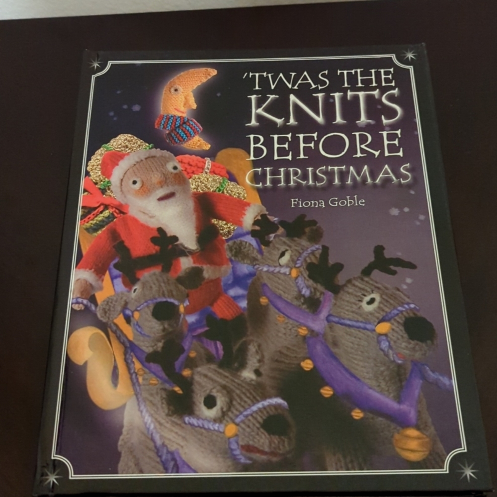 Twas The Knits Before Christmas Book By Fiona Goble  KNITTING BOOK